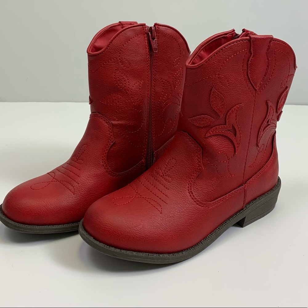 Like new red cat and jack cowboy boots cowgirl